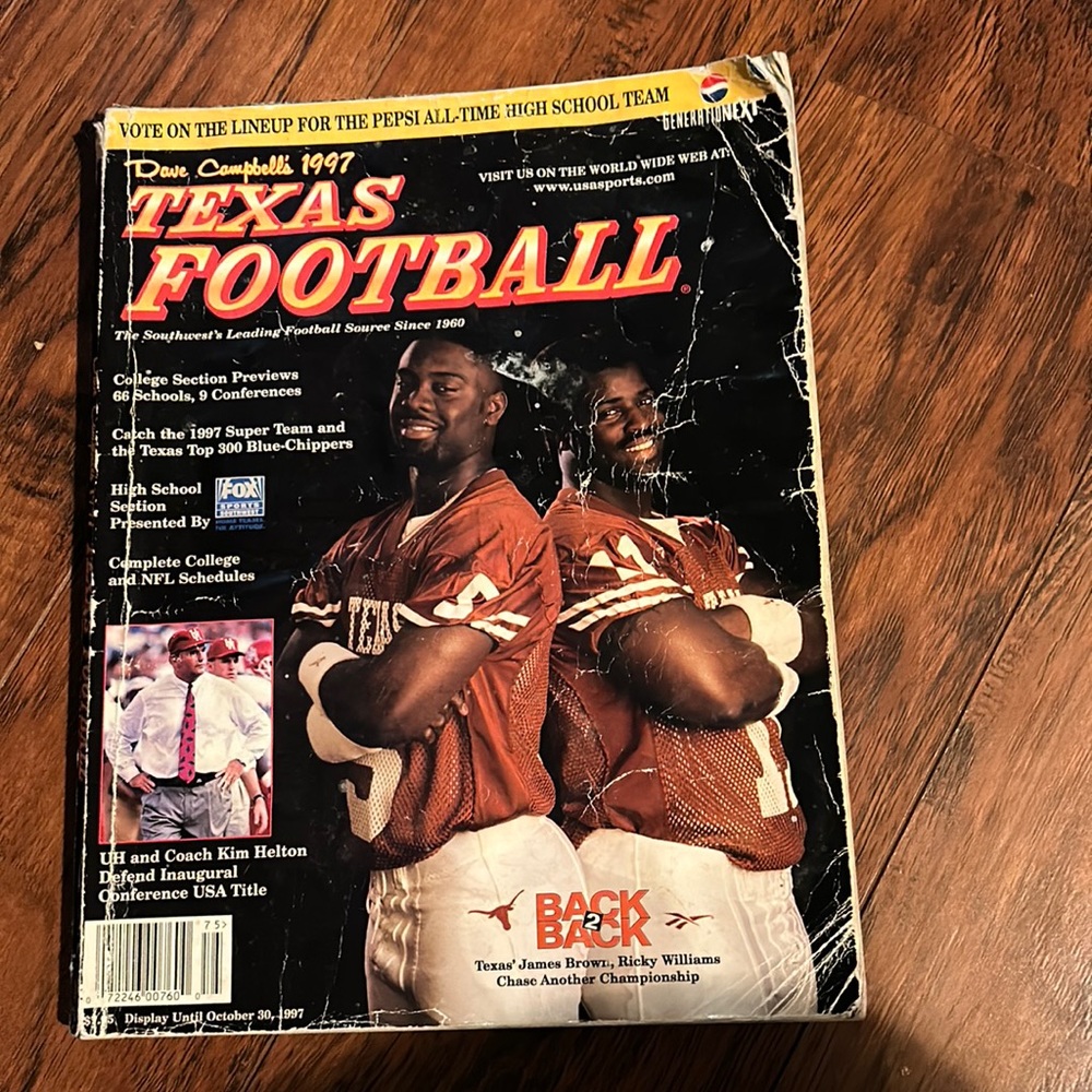 Dave Campbell’s Texas football magazine 1997
